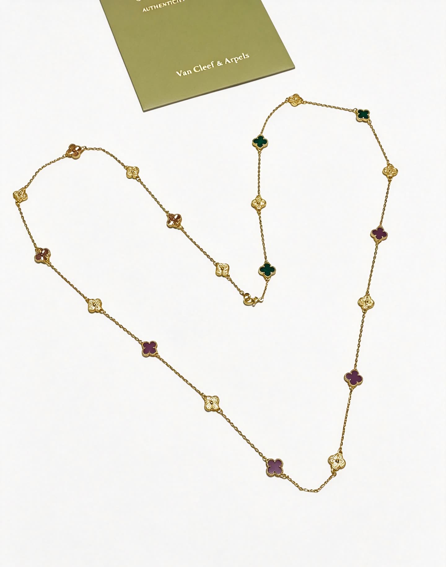 Van Cleef & Arpels Vintage Alhambra Gold Necklace